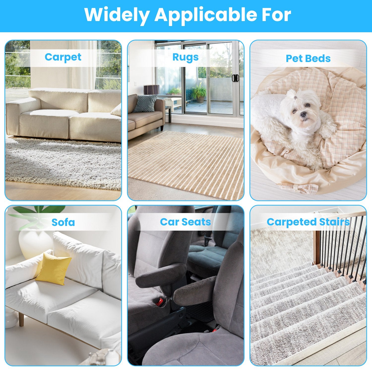 Remove Embedded Pet Hair From Couches, Carpets & Car Seats